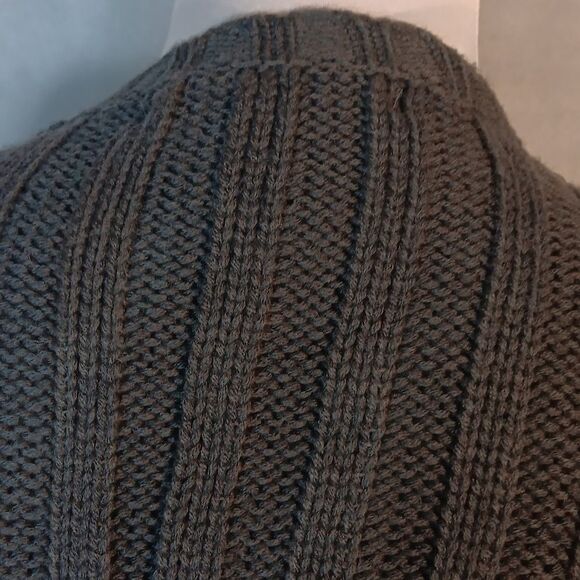 Chic Cable Knit Faux Feathery Fur Sweater - Picture 4 of 7